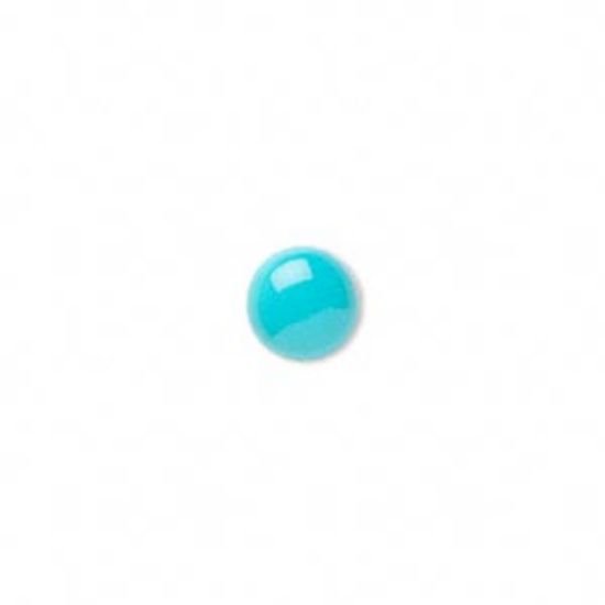 Picture of Cabochon Sleeping Beauty Turquoise (stabilized) 8mm round x1