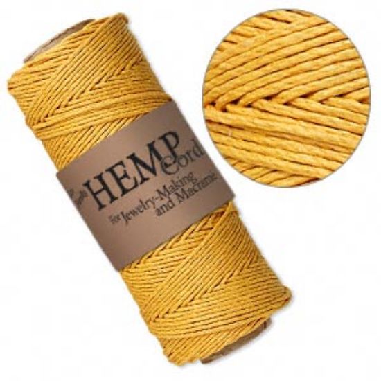 Picture of Hemp Cord 1mm Gold x62m
