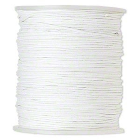 Picture of Cord waxed cotton 1mm White x92m