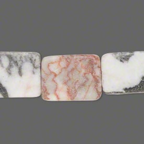 Picture of pink desert marble and redline marble (natural) 18x13mm-19x15mm flat rectangle x40cm