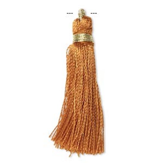 Picture of Tassel 50mm Brown x1