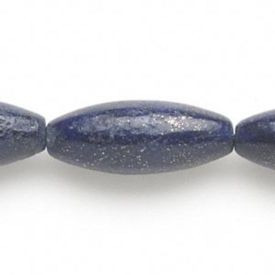Picture of Lapis Lazuli (dyed) 29x12mm-31x12mm oval  x38cm