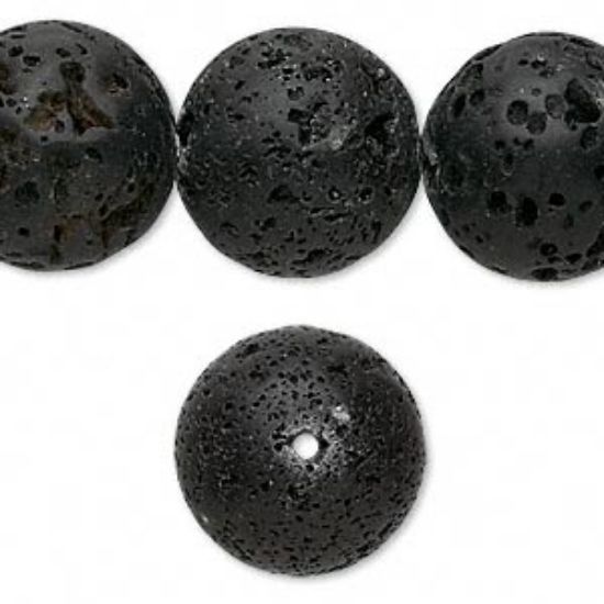 Picture of Lava Stone 18mm round x1