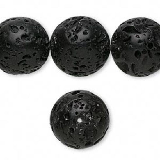 Picture of Lava Stone 16mm round x5