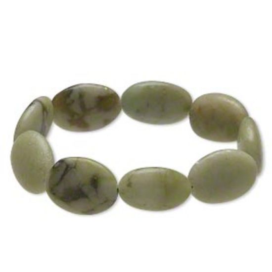 Picture of Stretch Bracelet new "Jade" (dyed) Green 17,8cm 