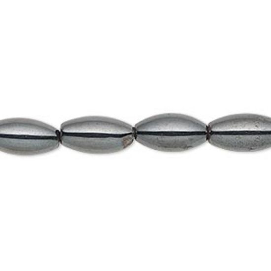 Picture of Hematite (manmade) 12x6mm oval x38cm