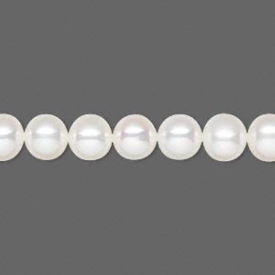Picture of Premium Pearl Freshwater White Lotus 7-7.5 mm round White x40cm