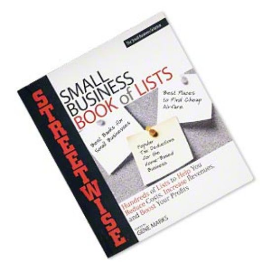 Picture of Book, "Streetwise: Small Business Book of Lists" by Gene Marks. 