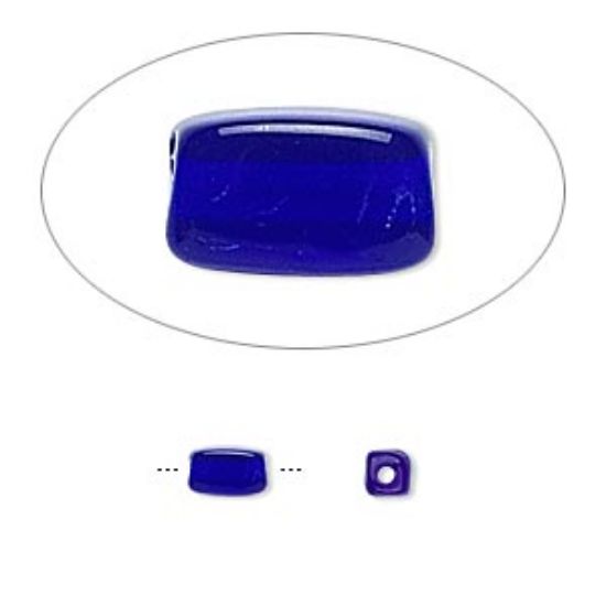 Picture of Square Oval 6x3.5mm Cobalt x25