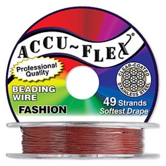 Picture of Accu-Flex 49 strand 0,36mm Brick Red x9.14m