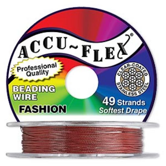 Picture of Accu-Flex 49 strand 0,61mm Brick Red x9.14m