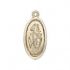 Picture of Drop  26x14mm fancy oval Antiqued Gold x10