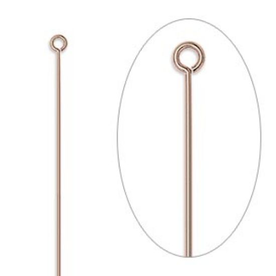 Picture of Eye Pin  50mm Rose Gold Plated x20
