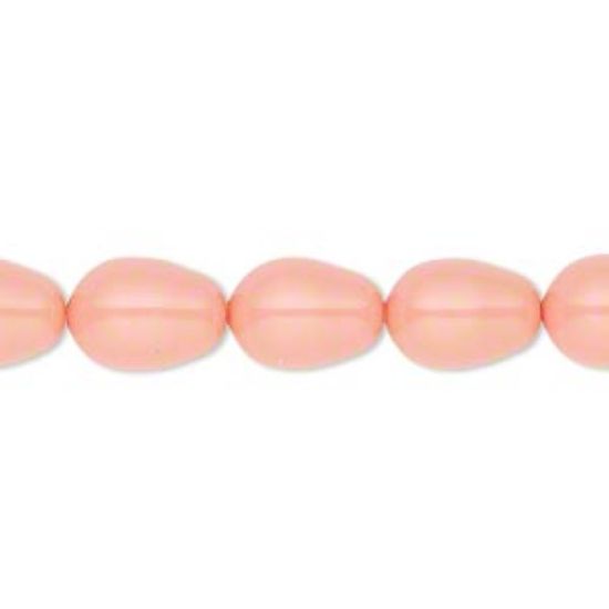 Picture of Swarovski 5821 Pear Drop 11x8mm Pink Coral x5