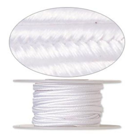 Picture of Soutache Cord  polyester 3.5mm White x1m