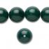 Picture of Mountain "Jade" Round bead 14mm Dark Green x5