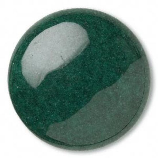 Picture of Cabochon Mountain "Jade" 38mm round Green x1