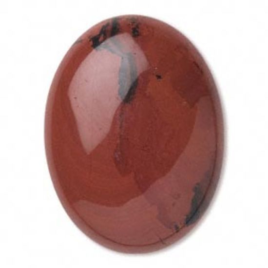 Picture of Cabochon Red Jasper (natural) 40x30mm oval x1