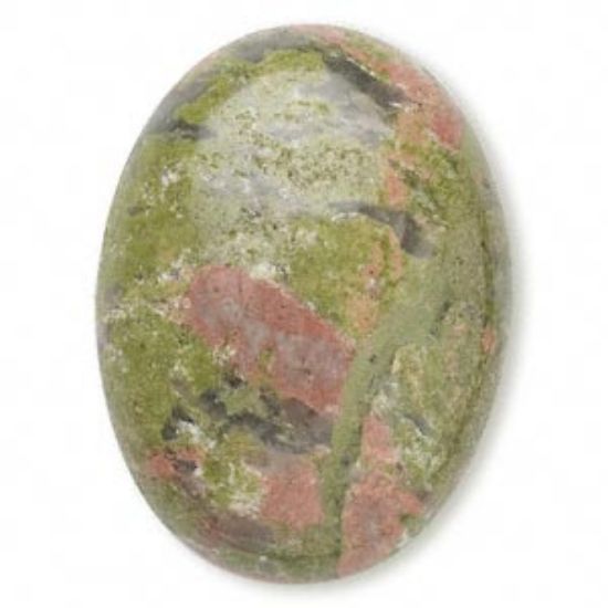 Picture of Cabochon Unakite (natural) 40x30mm oval x1