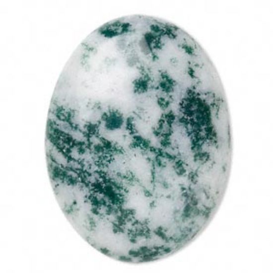 Picture of Cabochon Tree Agate (natural) 40x30mm oval x1