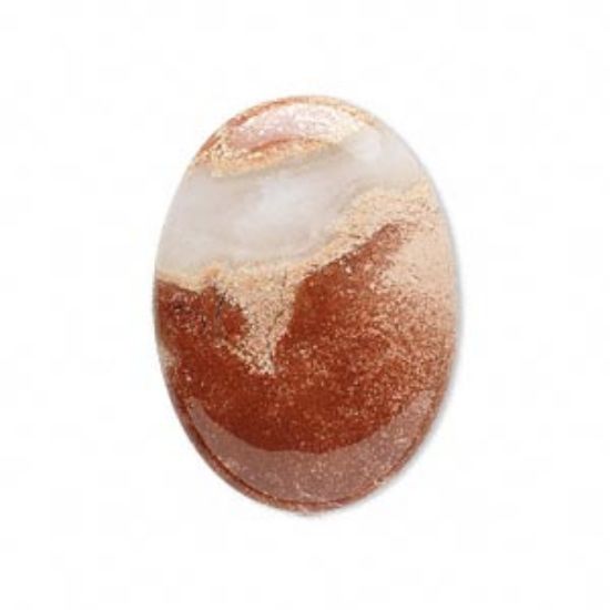 Picture of Cabochon Spotted Chalcedony (natural) 30x22mm oval x1