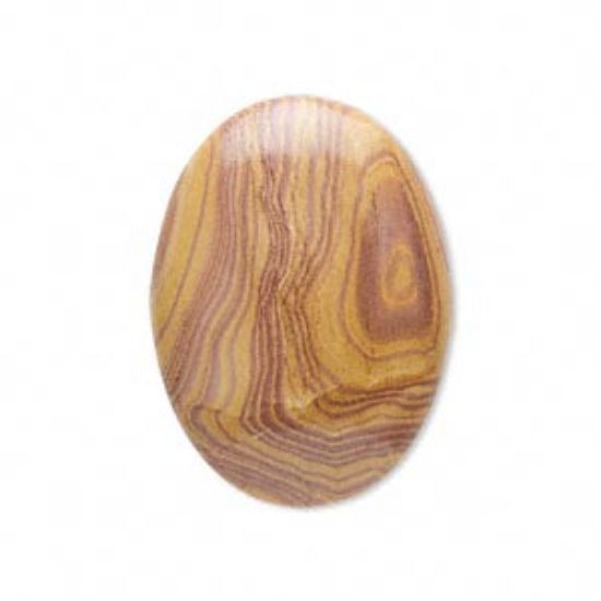Picture of Cabochon Autumn Hickoryite (natural) 30x22mm oval x1