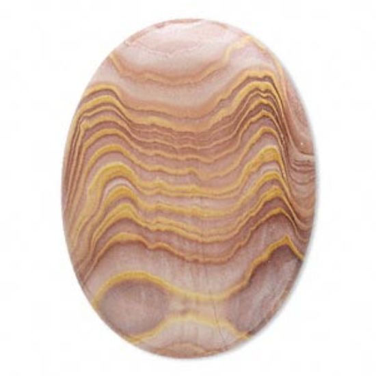 Picture of Cabochon Autumn Hickoryite (natural) 40x30mm oval x1