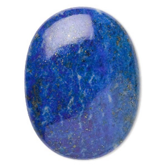 Picture of Cabochon lapis lazuli (natuurlijk) 40x30mm ovaal x1