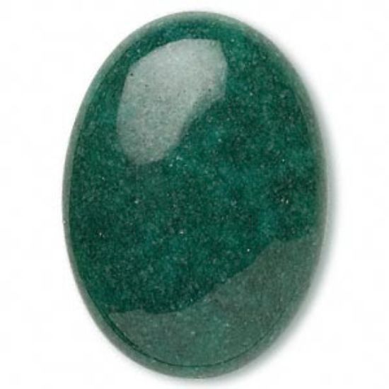 Picture of Cabochon Mountain "Jade" (dyed) Oval 25x18mm Green x1