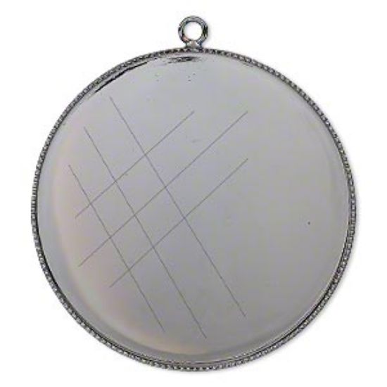 Picture of Pendant Setting 38mm round Gunmetal x1