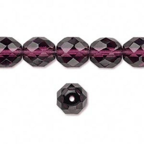 Picture of Fire-Polished 10mm Amethyst Purple x10
