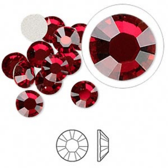 Picture of Swarovski 2058 Xilion Rose SS34  Siam F x1