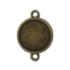 Picture of Link setting 12mm round Bronze x10