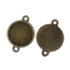 Picture of Link setting 12mm round Bronze x10