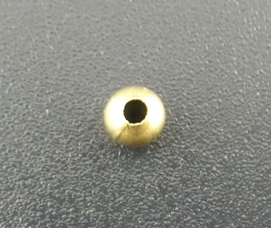 Picture of Metal Bead 4mm round Bronze x100