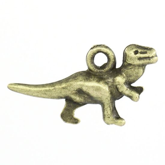 Picture of Charm Dinosaur 21x11mm Bronze x5