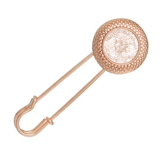 Picture of Brooch Setting 14mm Rose Gold Tone x1