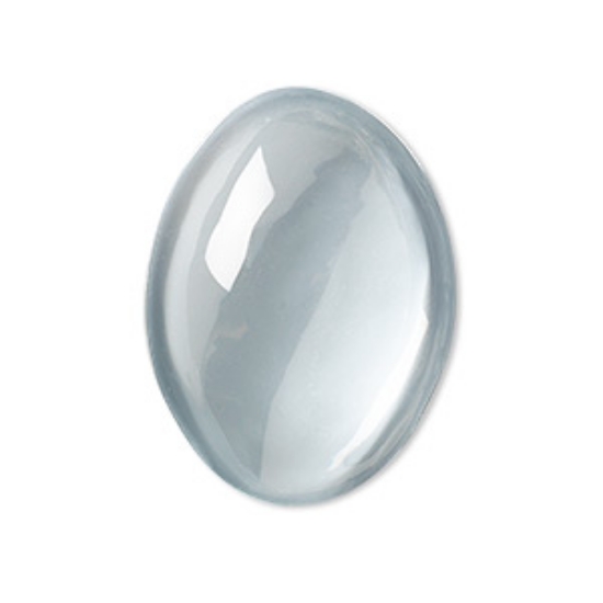 Picture of Glass Cabochon 14x10mm oval x10