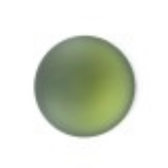 Picture of Cabochon Lunasoft 12mm round Forest Green x1