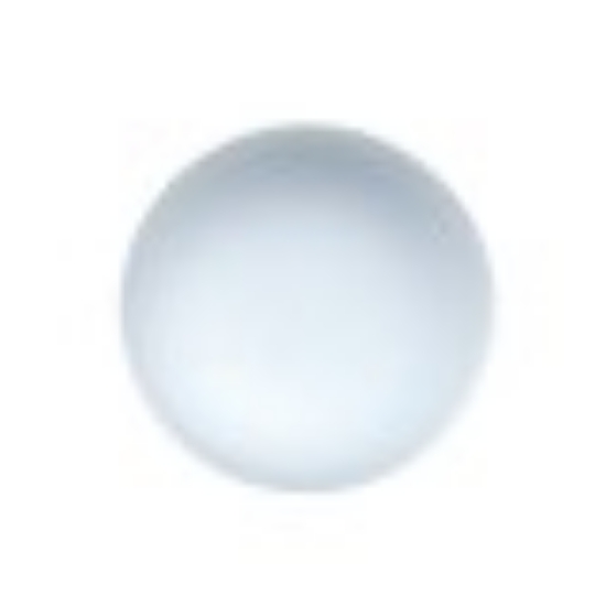 Picture of Cabochon Lunasoft 12mm round White x1