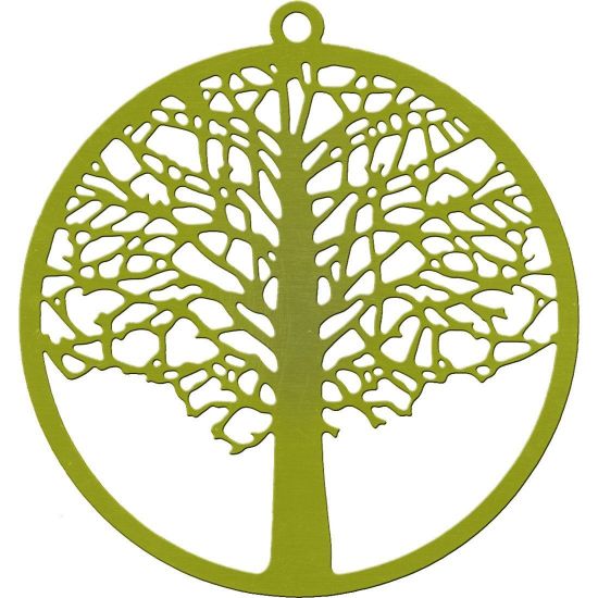 Picture of Filigree Tree 48mm Lime Green x1