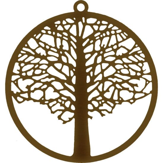 Picture of Filigree Tree 48mm Brown x1