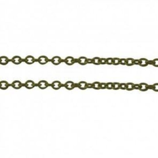 Picture of Chain Jasseron 2x1,5x0,5mm Bronze x1m