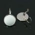 Picture of Earwire Leverback Setting 16mm round Silver x10