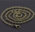 Picture of Necklace 51cm - Jasseron Chain textured 4.2x2.8mm Bronze x12