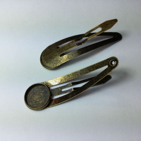 Picture of Hairclip Setting 12mm Bronze x5