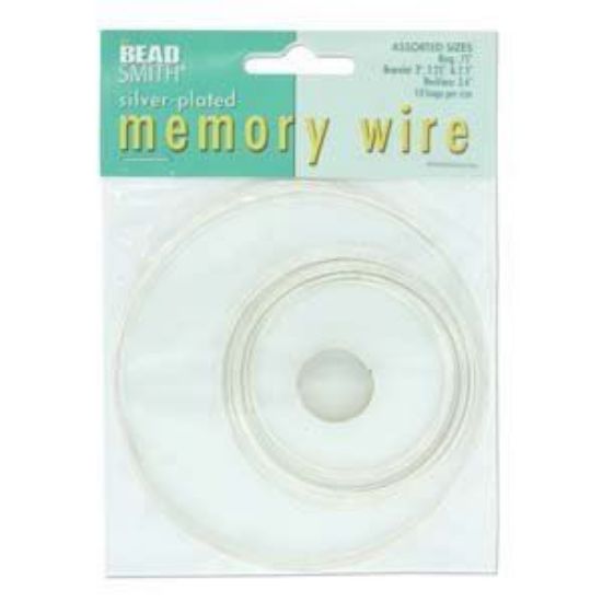 Picture of Memory Wire assortiment Silver Plate x1