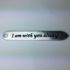 Picture of Bookmark 92x14mm "I am with you always" Antiqued Silver x1