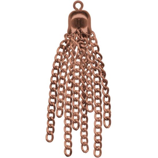 Picture of Stainless Steel Tassel 38mm Copper Plated x1