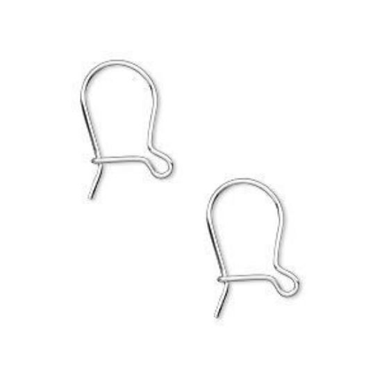 Picture of 925 Silver Earwire Kidney 15mm x2